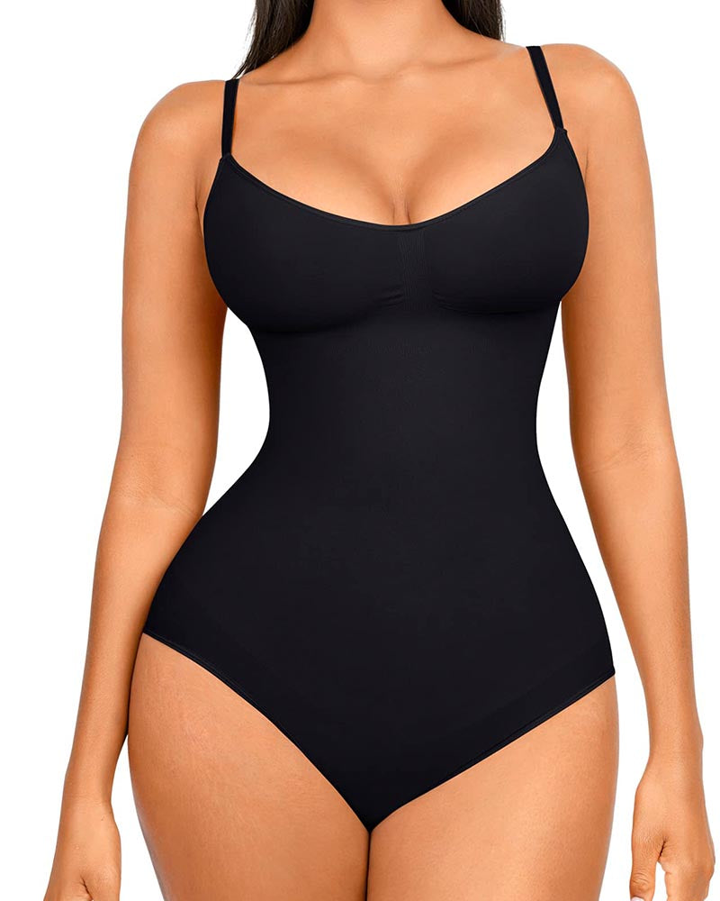 Bridal Seamless Shapewear Bodysuit | No-Roll Tummy Control | Curvyfaja