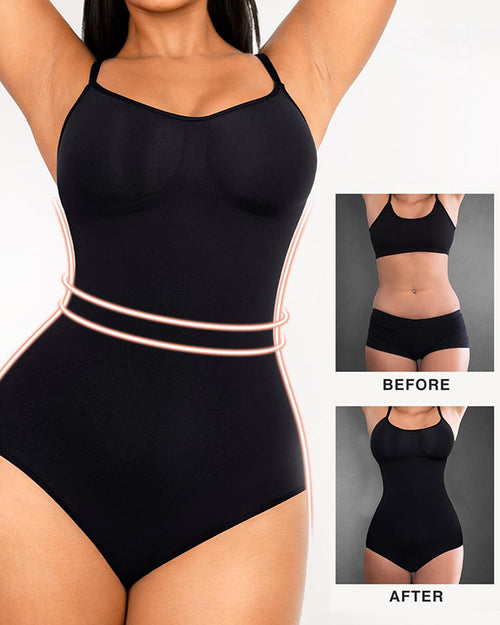 Bridal Seamless Shapewear Bodysuit | No-Roll Tummy Control | Curvyfaja